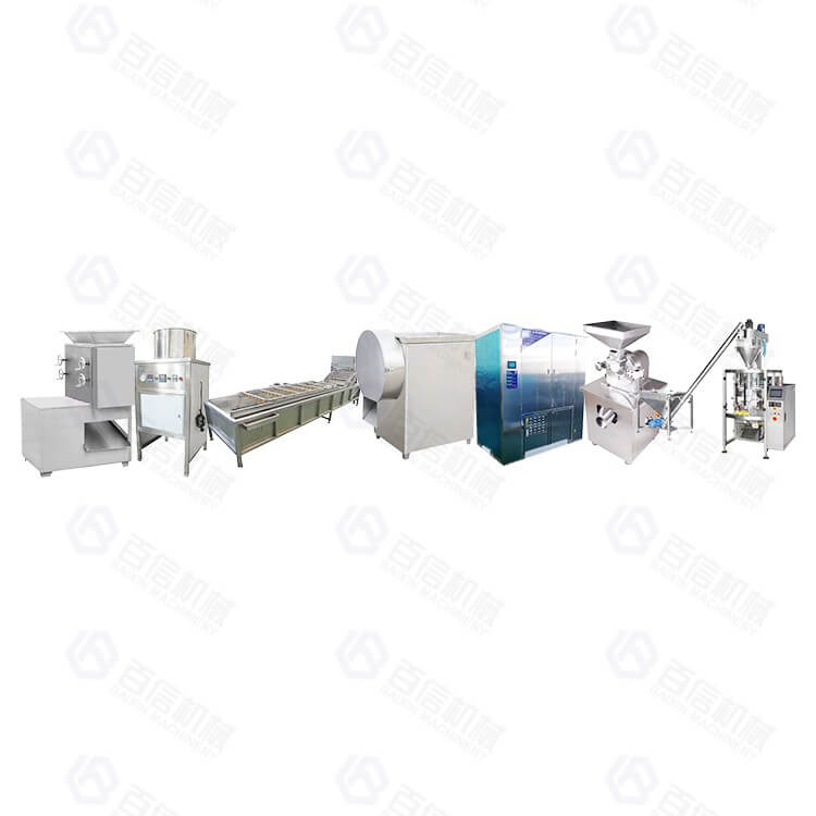 Small & Medium output garlic powder processing line